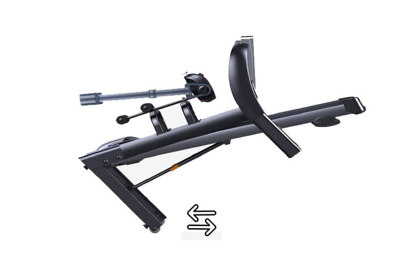 Di chuyển máy chạy bộ bằng bánh xe