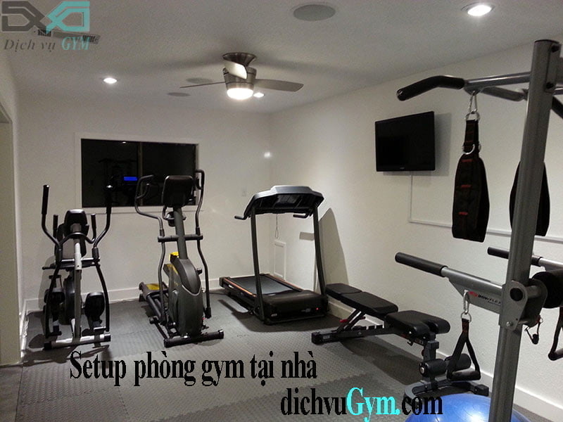 Setup phòng gym tại nhà